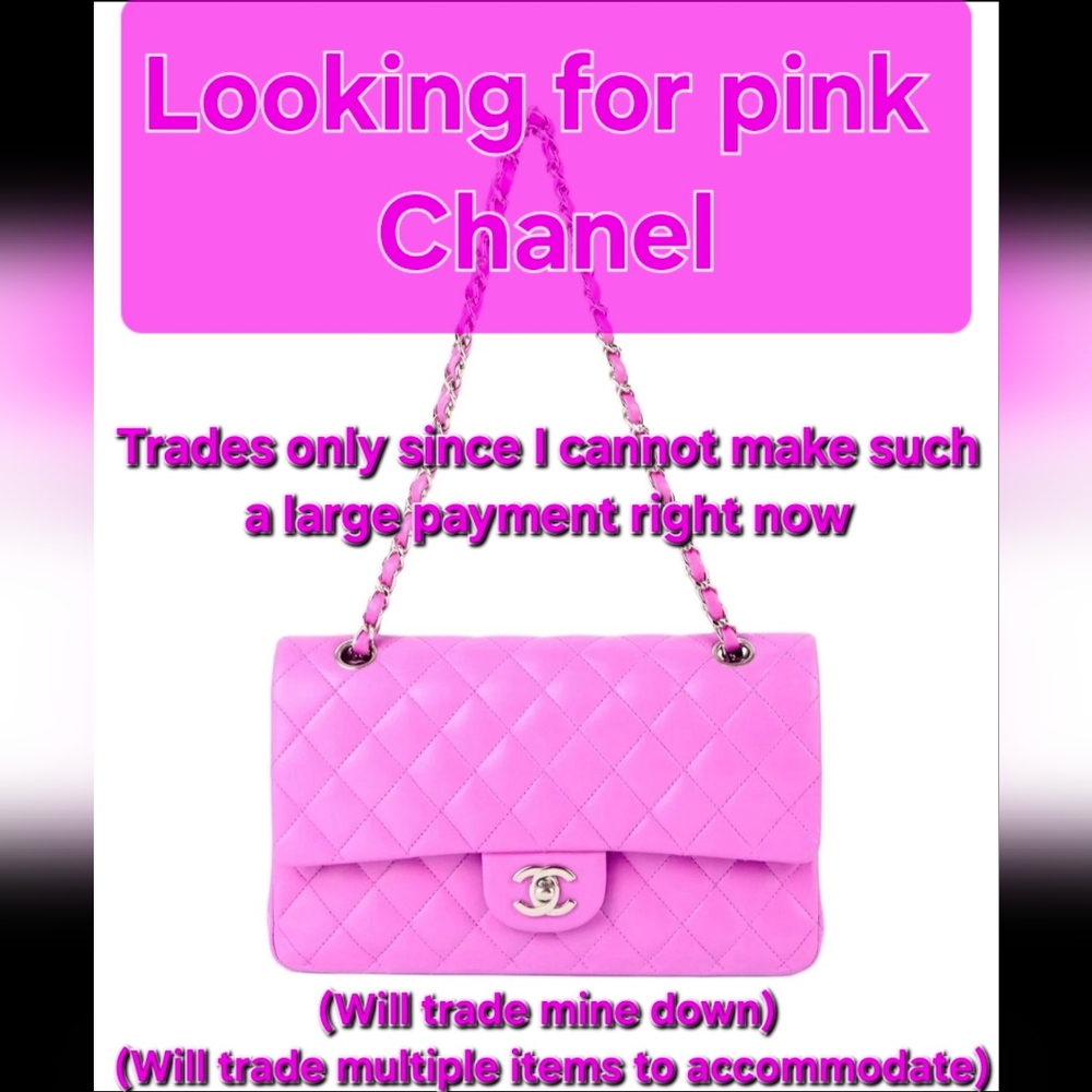 ISO Chanel Pink Quilted Shoulder Bag For Trade